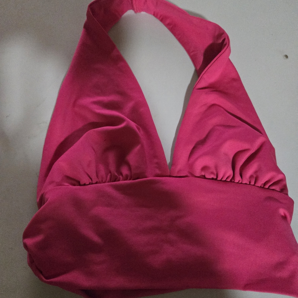 SHEIN Bright Pink Halter Top